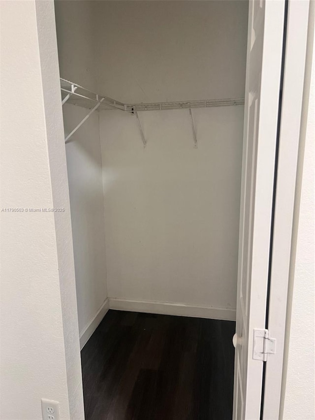 112 SE 28th Ter Unit 4, Homestead, FL 33033 - spacious closet featuring dark wood-type flooring