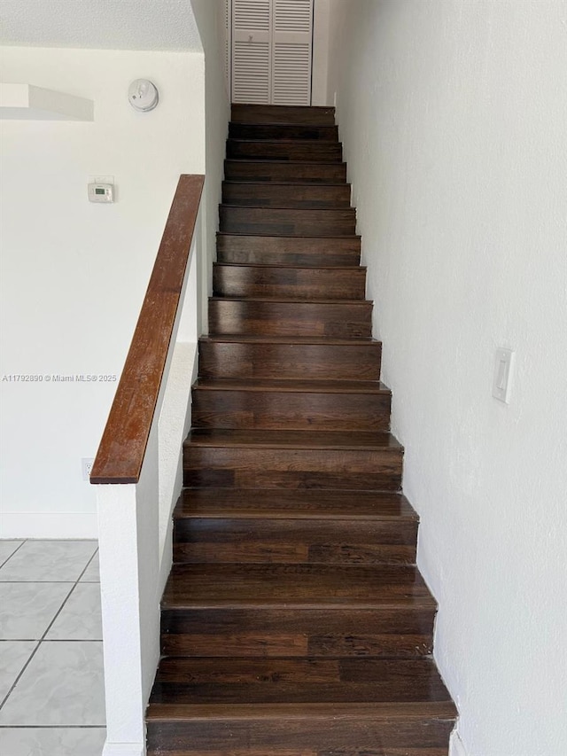 stairway with visible vents