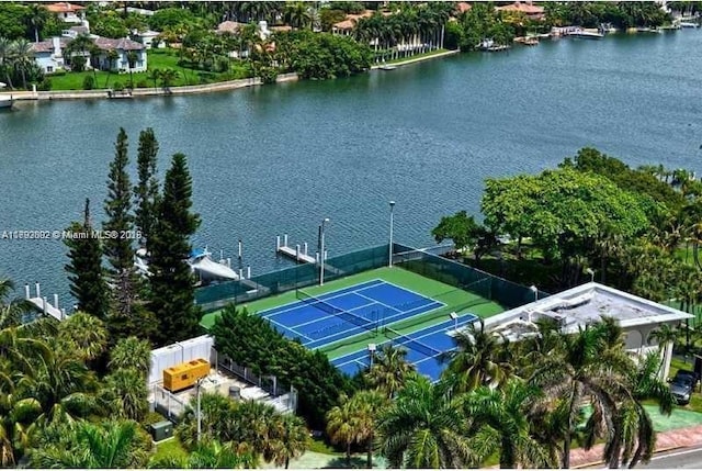 5401 Collins Ave Unit 614, Miami Beach, FL 33140 - birds eye view of property with a water view