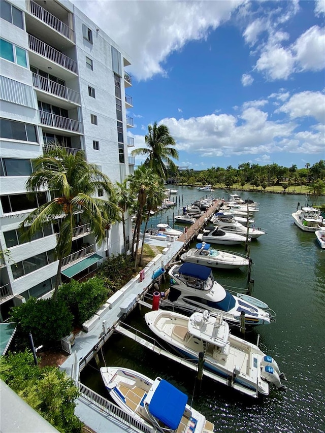 1700 NW N River Dr Unit 501, Miami, FL 33125 - view of dock featuring a water view