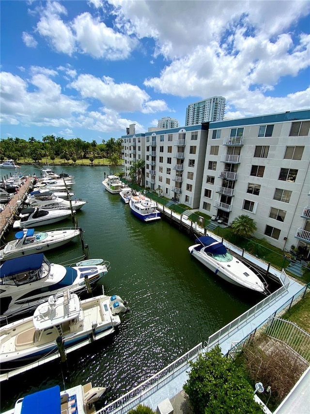 1700 NW N River Dr Unit 501, Miami, FL 33125 - view of dock with a water view