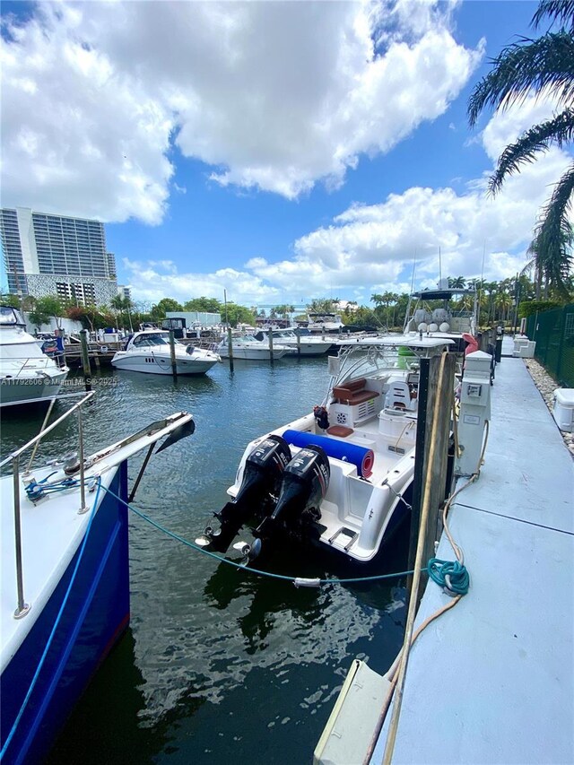 1700 NW N River Dr Unit 501, Miami, FL 33125 - view of dock with a water view