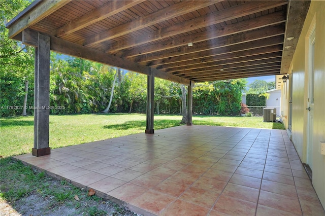 4515 SW 83rd Ave, Miami, FL 33155 - view of patio featuring central AC unit