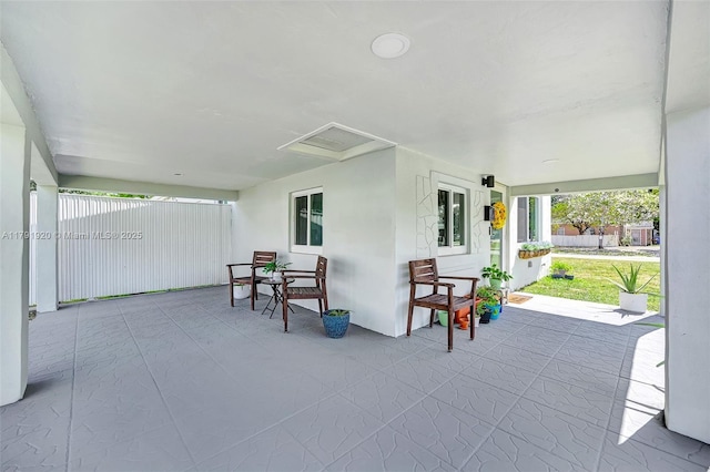 view of patio