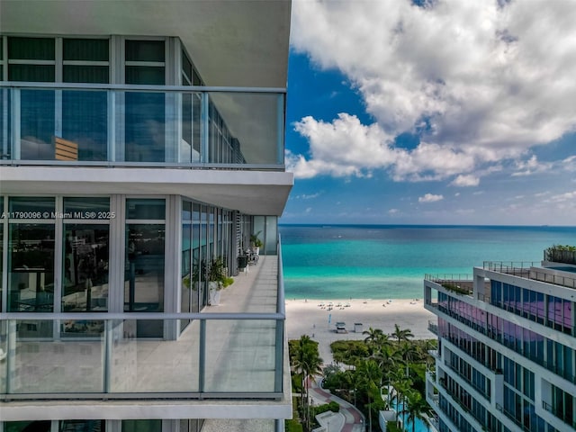 3737 Collins Ave Unit S-1303, Miami Beach, FL 33140 - water view featuring local beach