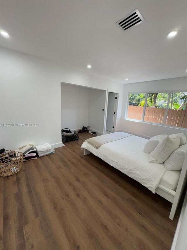 1955 SW 5th Ave, Miami, FL 33129 - bedroom featuring recessed lighting and wood finished floors
