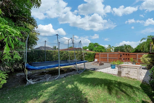 16840 SW 87th Ave, Palmetto Bay, FL 33157 - view of yard featuring a trampoline