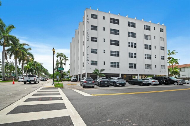 1770 E Las Olas Blvd Unit 507, Fort Lauderdale, FL 33301 - view of building exterior with uncovered parking