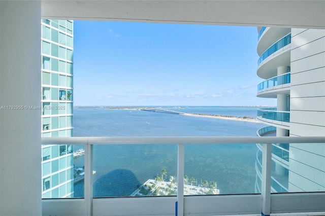 2127 Brickell Ave Unit 2704, Miami, FL 33129 - balcony with a water view