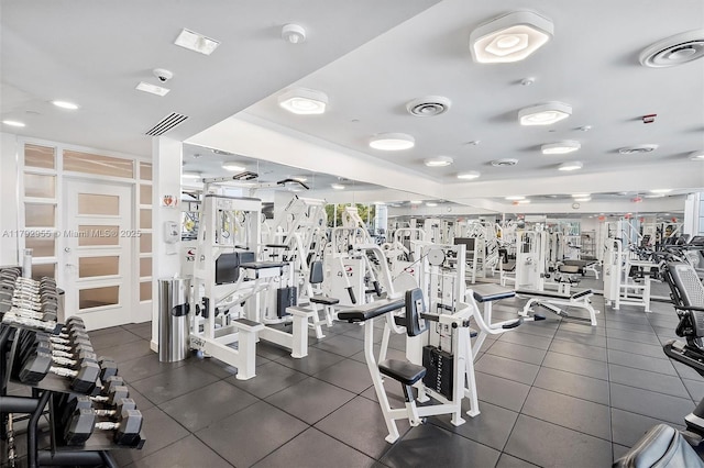 2127 Brickell Ave Unit 2704, Miami, FL 33129 - exercise room with visible vents
