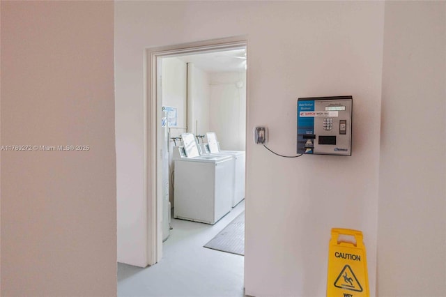 2751 N Palm Aire Dr Unit 310, Pompano Beach, FL 33069 - washroom featuring separate washer and dryer