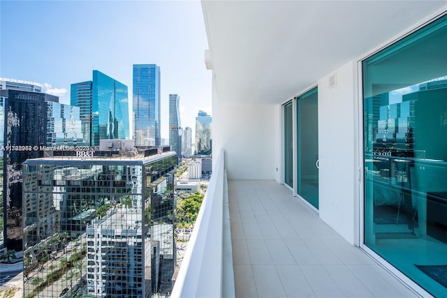 1080 Brickell Ave Unit 2504, Miami, FL 33131 - balcony with a view of skyline