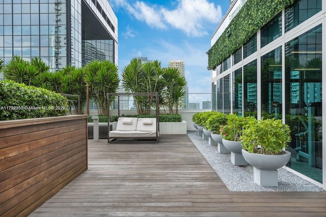 1080 Brickell Ave Unit 2504, Miami, FL 33131 - view of wooden deck