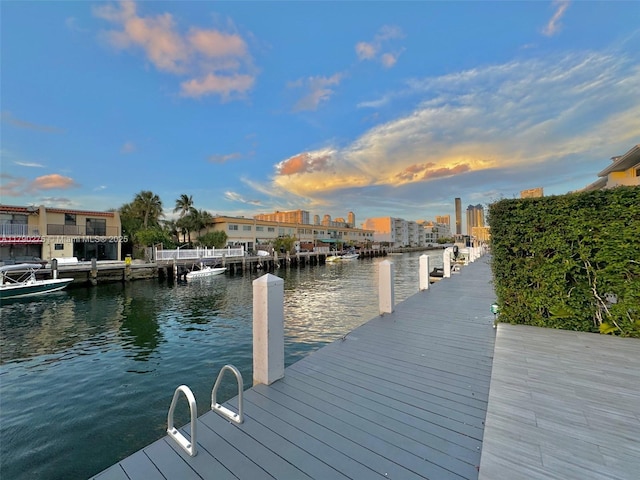 3811 NE 166th St Unit 3, North Miami Beach, FL 33160 - view of dock with a water view