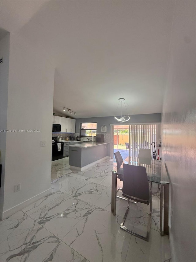 14712 SW 84th Ter, Miami, FL 33193 - interior space with baseboards and marble finish floor