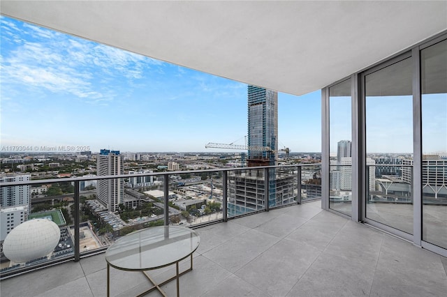851 NE 1st Ave Unit 2604, Miami, FL 33132 - balcony with a city view
