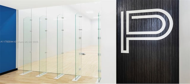 851 NE 1st Ave Unit 2604, Miami, FL 33132 - detailed view of wood finished floors and a gate