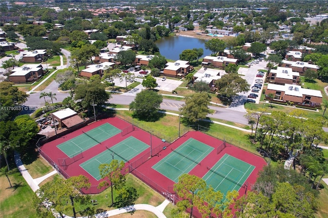 720 7th Ln, Green Acres, FL 33463 - aerial view with a residential view and a water view