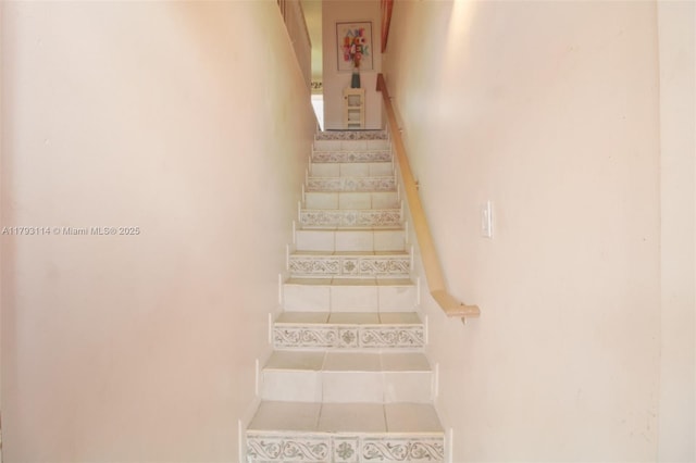 8023 Lake Dr Unit 201, Doral, FL 33166 - stairs with tile patterned floors