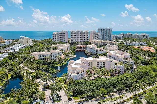 727 Crandon Blvd Unit 401, Key Biscayne, FL 33149 - bird's eye view with a view of city and a water view