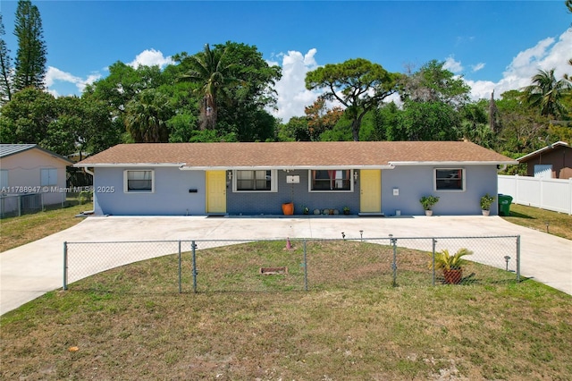 14320 NE 18th Ave, Miami, FL 33181 - single story home with fence, driveway, and a front yard