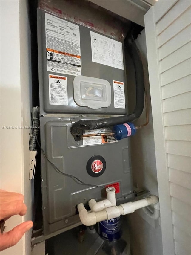 view of utility room