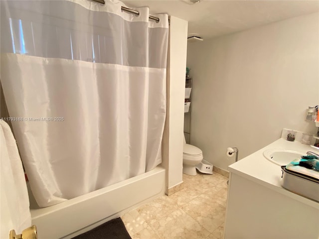8305 SW 152nd Ave Unit A-411, Miami, FL 33193 - full bath featuring vanity, toilet, and shower / bath combination with curtain