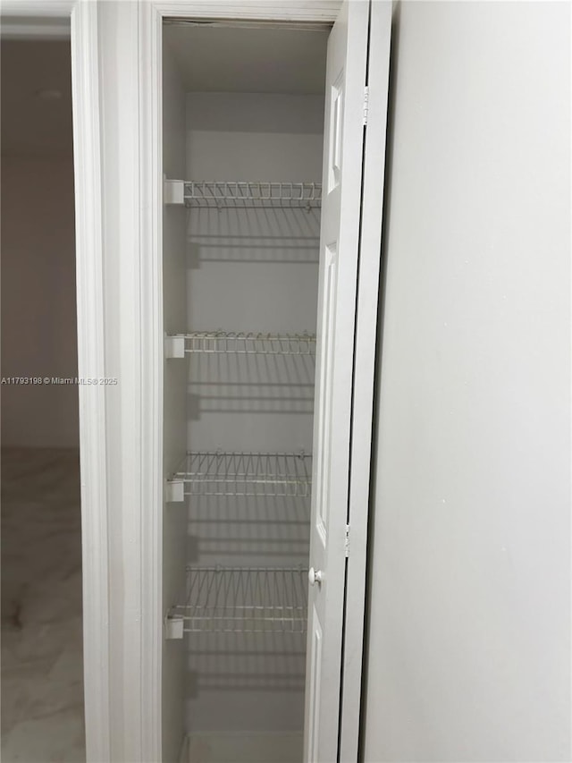 view of closet