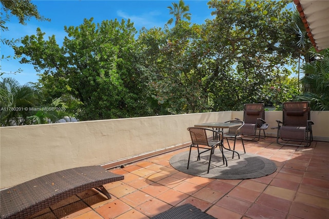 view of patio