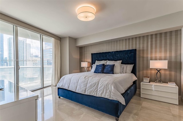 495 Brickell Ave Unit 2801, Miami, FL 33131 - bedroom with access to exterior