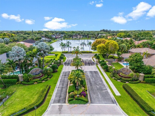 10605 Indian Trl, Cooper City, FL 33328 - drone / aerial view featuring a residential view and a water view