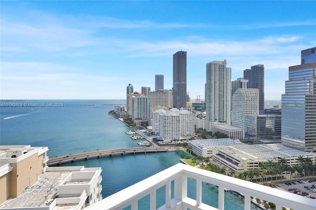 801 Brickell Key Blvd Unit 3105, Miami, FL 33131 - exterior space featuring a water view