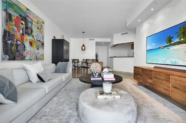 801 Brickell Key Blvd Unit 3105, Miami, FL 33131 - living area featuring visible vents