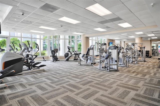 801 Brickell Key Blvd Unit 3105, Miami, FL 33131 - workout area with carpet