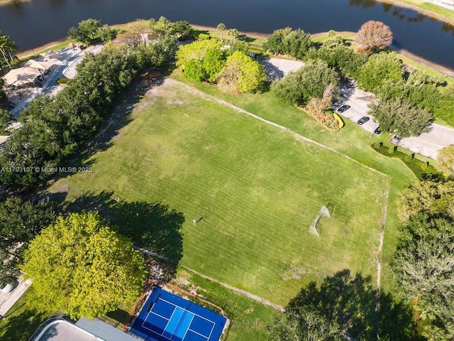 1558 Sunset Way, Weston, FL 33327 - aerial view featuring a water view