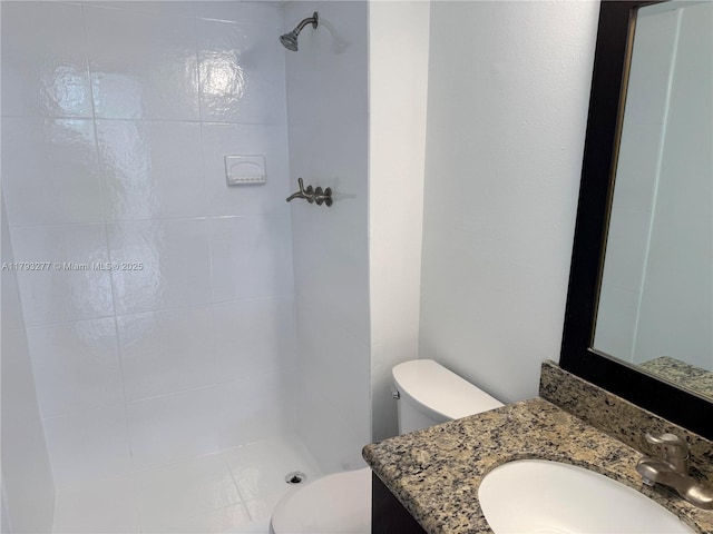 492 NW 165th St Rd Unit C-215, Miami, FL 33169 - bathroom with vanity, toilet, and tiled shower