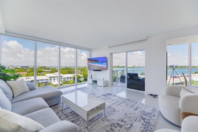 10275 Collins Ave Unit 731, Bal Harbour, FL 33154 - tiled living area with healthy amount of natural light