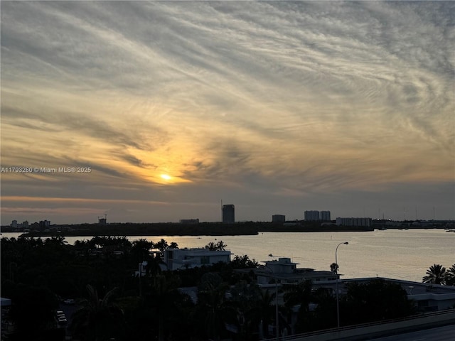 10275 Collins Ave Unit 731, Bal Harbour, FL 33154 - water view featuring nearby urban area