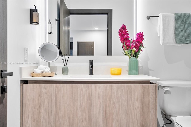 398 NE 5th St Unit 2517, Miami, FL 33132 - bathroom featuring vanity and toilet