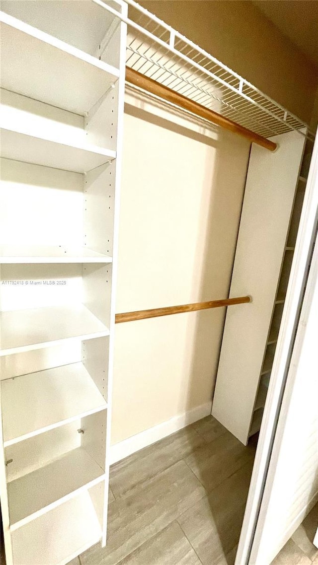 view of closet