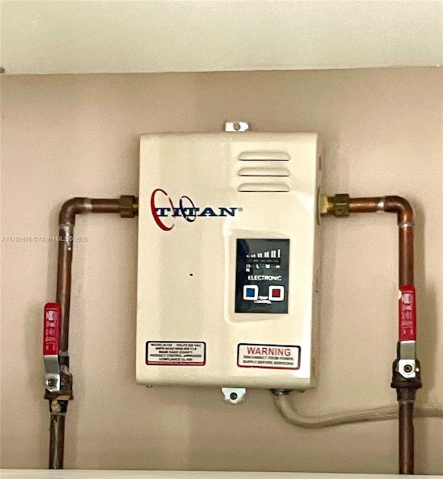 utilities with tankless water heater