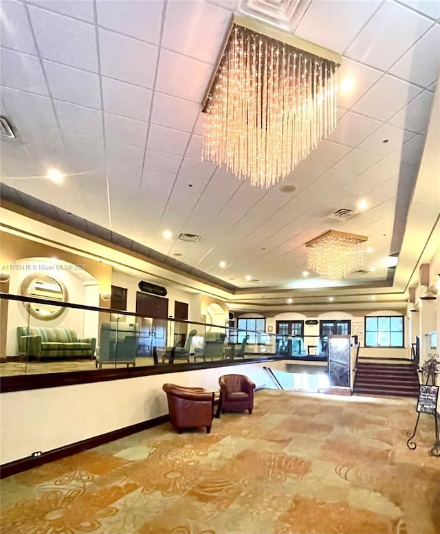 common area featuring visible vents