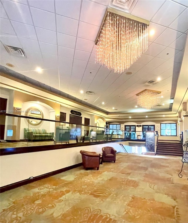 lobby with visible vents