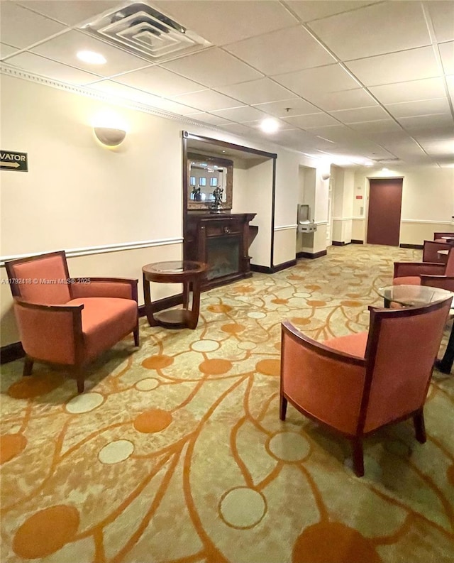 lobby featuring visible vents