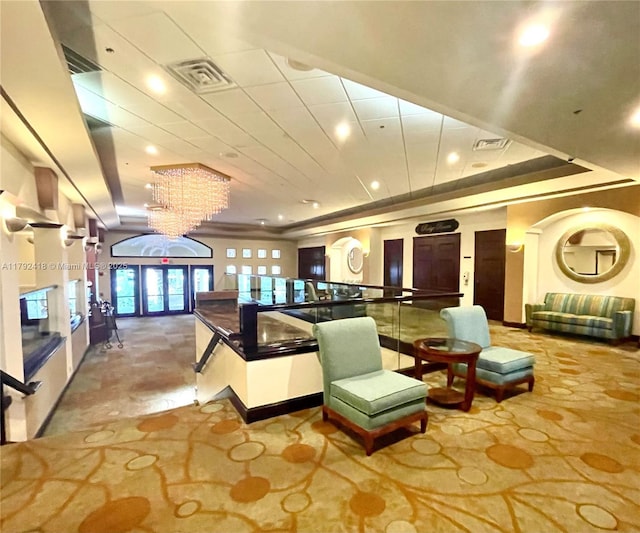 common area featuring visible vents