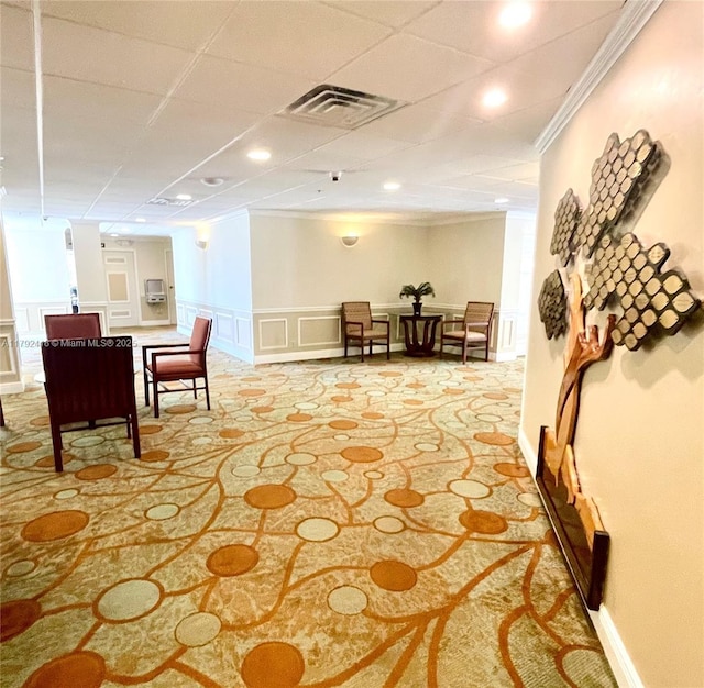 common area featuring visible vents