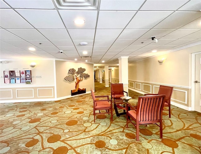 lobby featuring visible vents