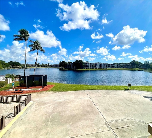 property view of water