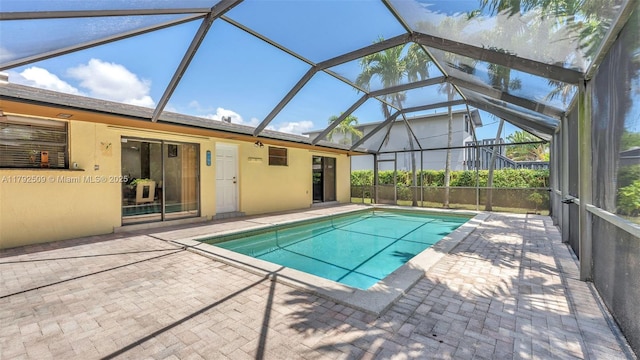 19241 SW 93rd Rd, Cutler Bay, FL 33157 - view of swimming pool featuring a patio and a lanai