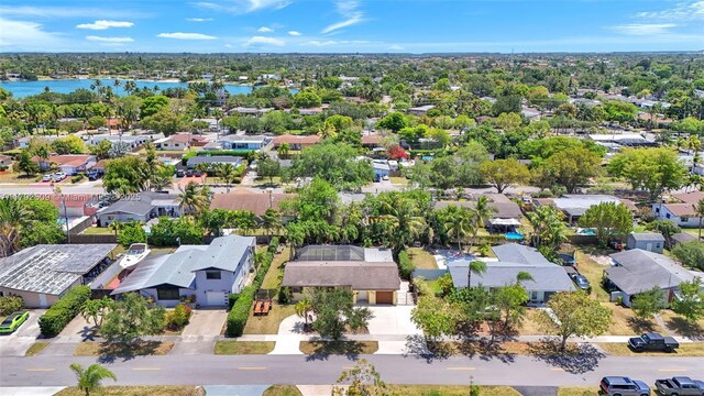 19241 SW 93rd Rd, Cutler Bay, FL 33157 - aerial view of residential area with a large body of water